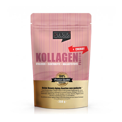 PULSUS FIT Kollagen Protein Women Edition Cherry Vorderseite